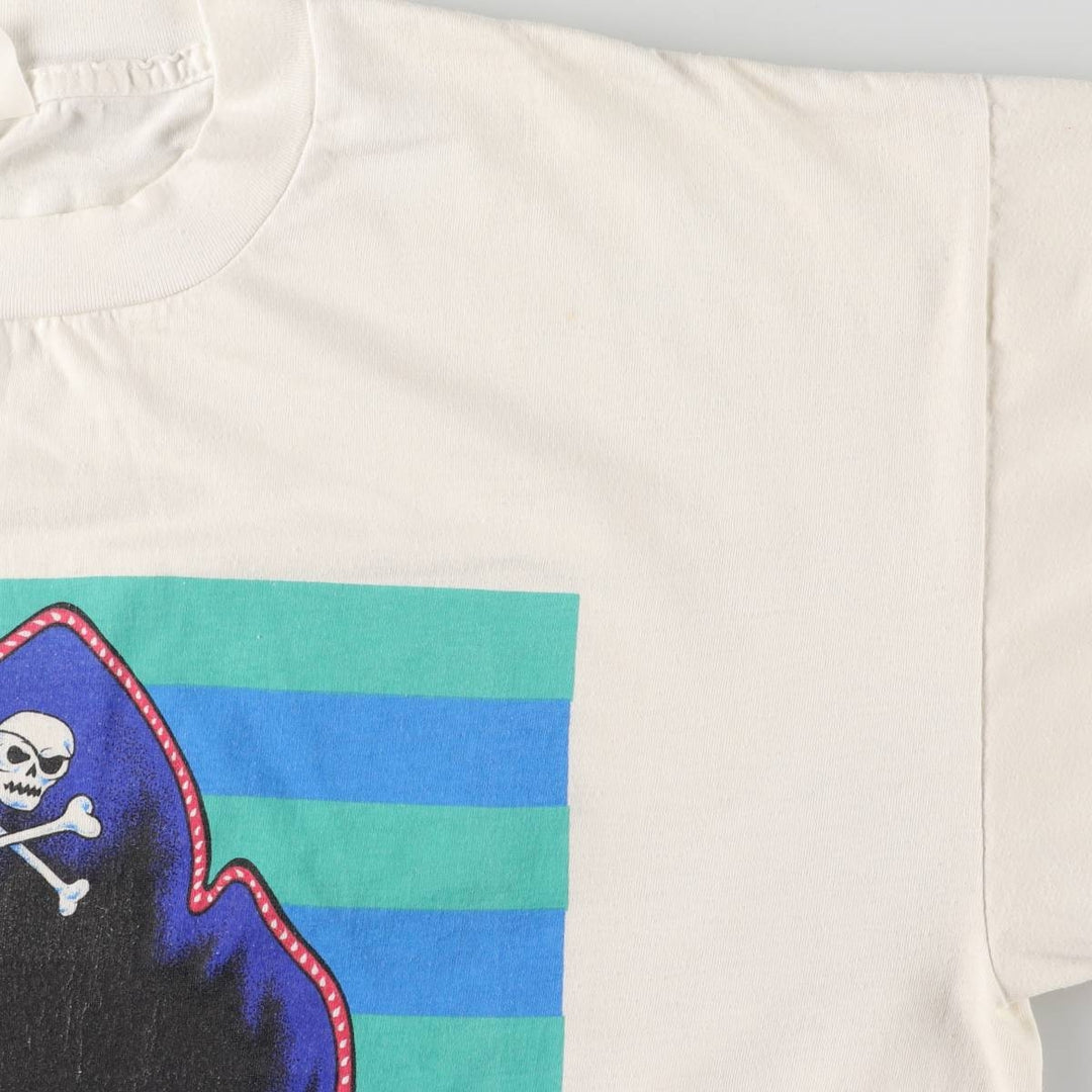 BSA AND RAB Looney Tunes Tweety Character Print T-Shirt Men's L Size Vintage unclear white type Vintage Second Hand