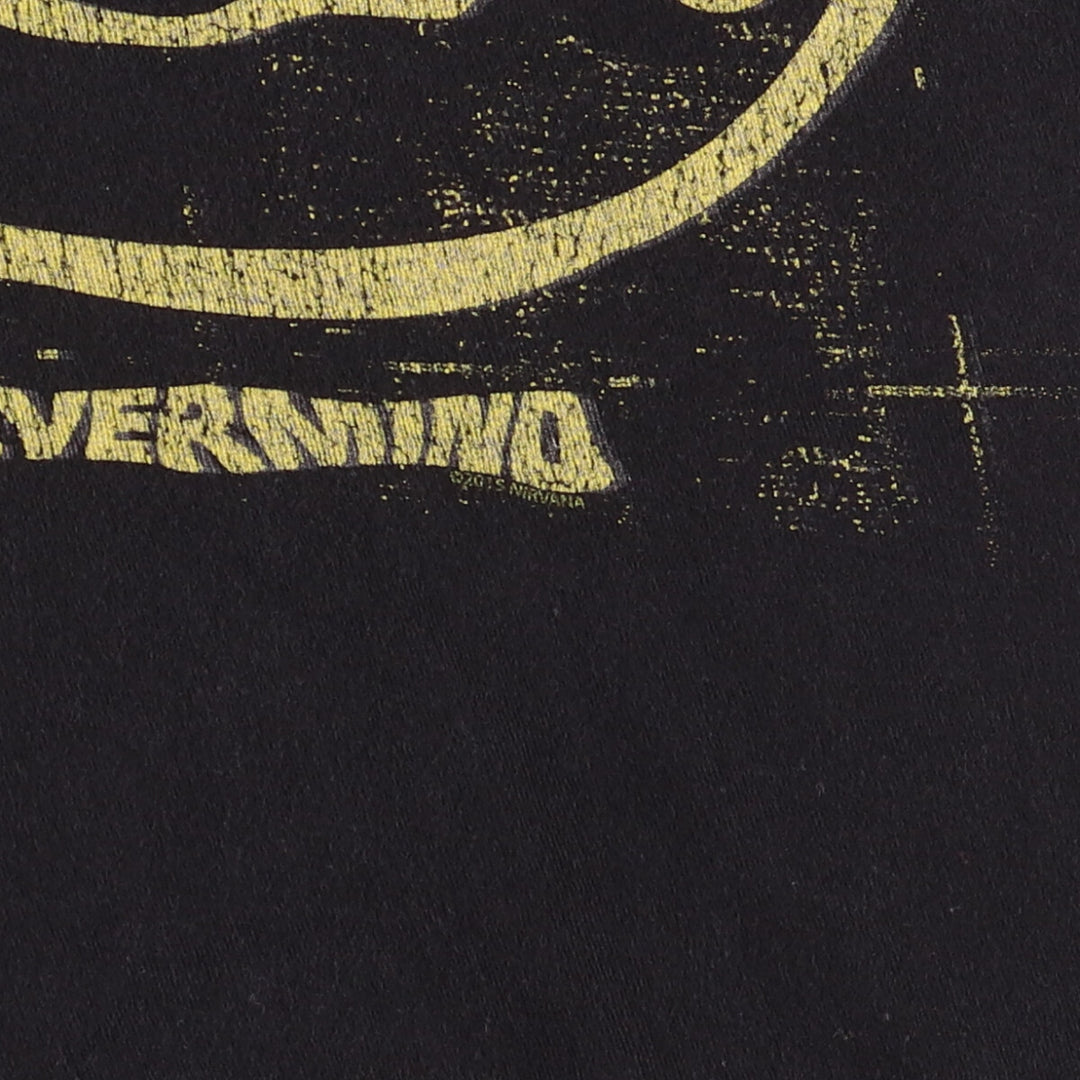 TULTEX NIRVANA Nirvana Band T-shirt, Men's M size cotton black type Vintage Second Hand