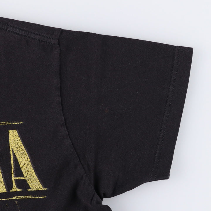 TULTEX NIRVANA Nirvana Band T-shirt, Men's M size cotton black type Vintage Second Hand