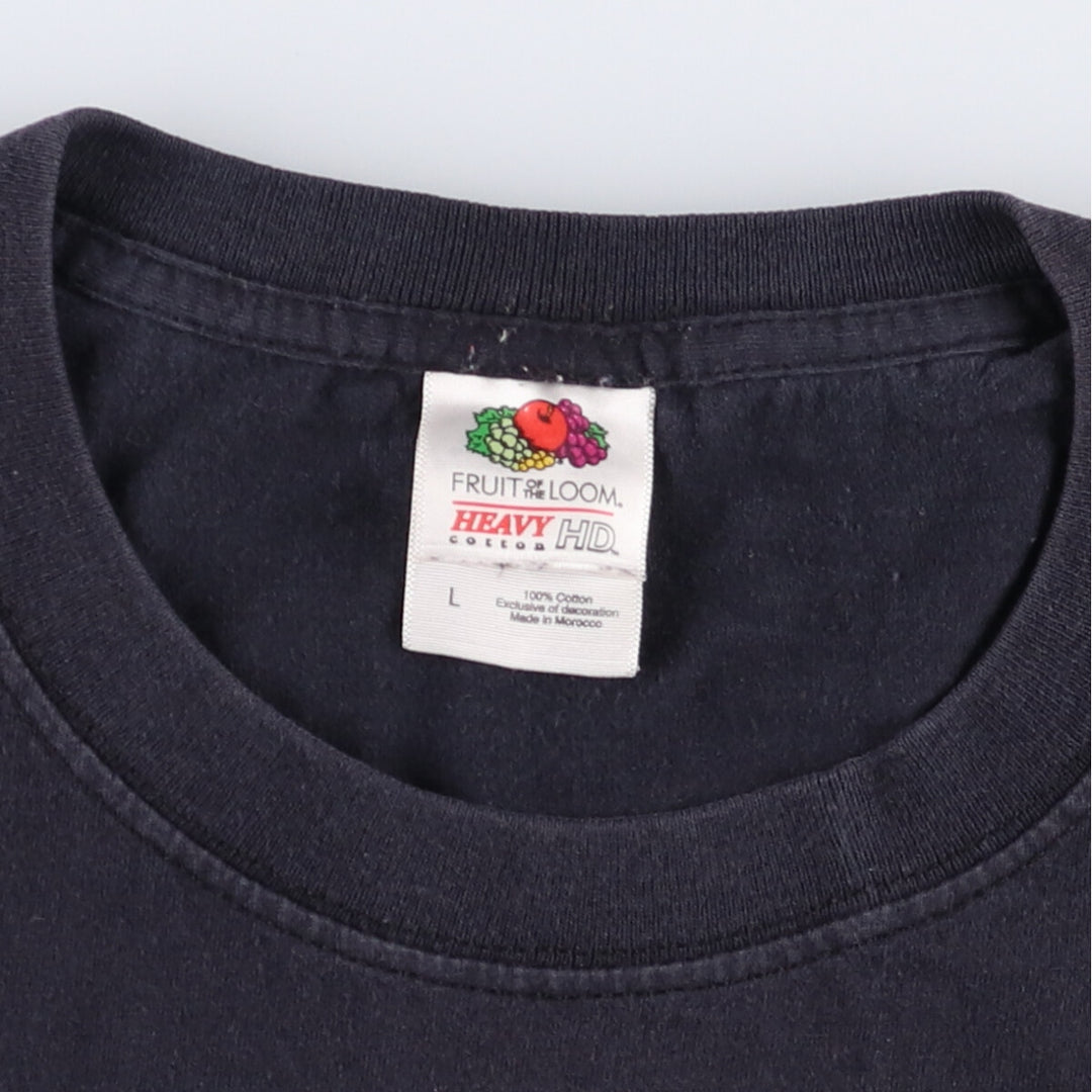 Fruit of the Loom LED ZEPPELIN Band T-shirt, Men's L size cotton black type Vintage Second Hand