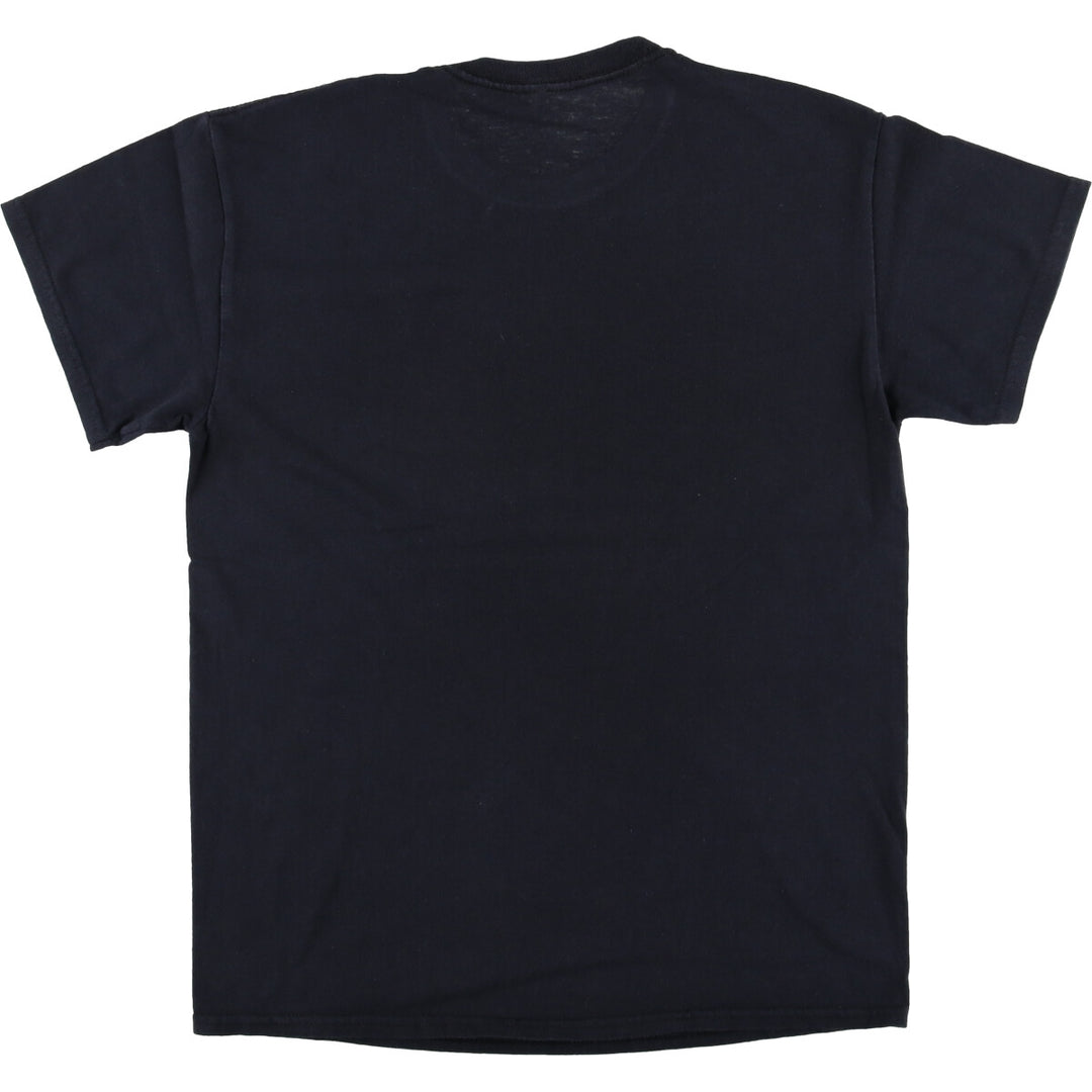 Billie Eilish Band T-shirt, Men's M size cotton black type Vintage Second Hand