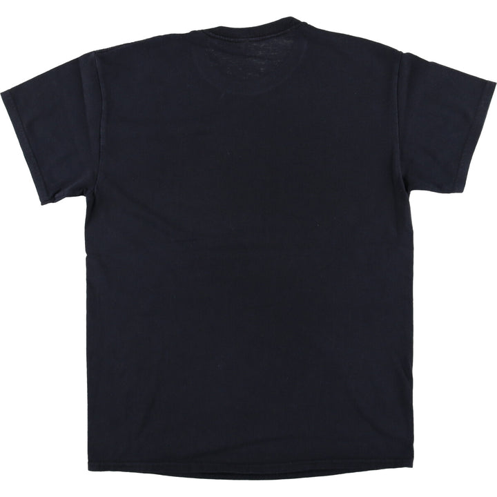 Billie Eilish Band T-shirt, Men's M size cotton black type Vintage Second Hand