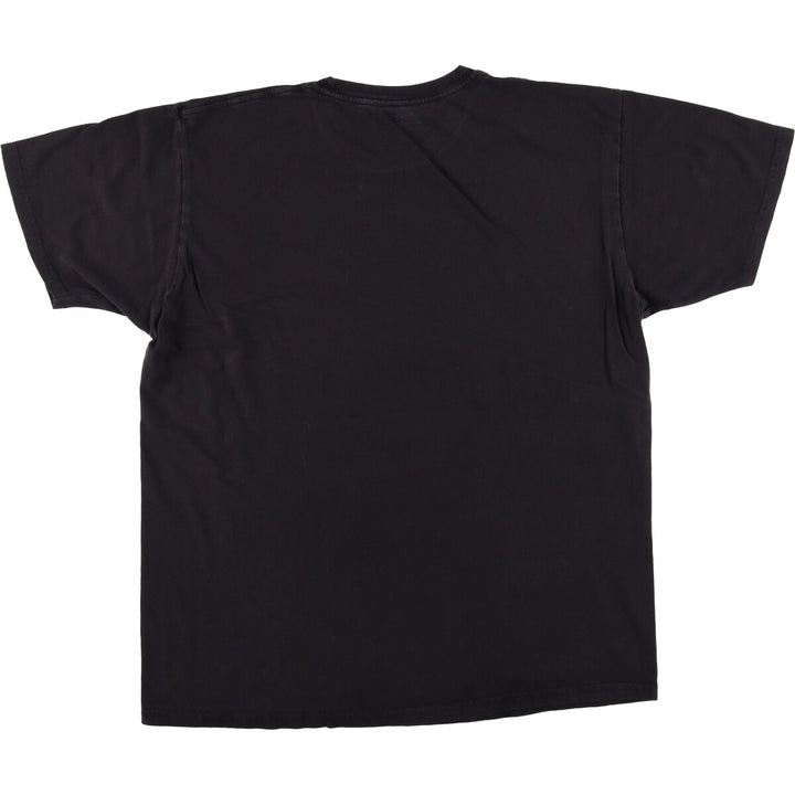QUEEN Band T-shirt, Men's L size cotton black type Vintage Second Hand