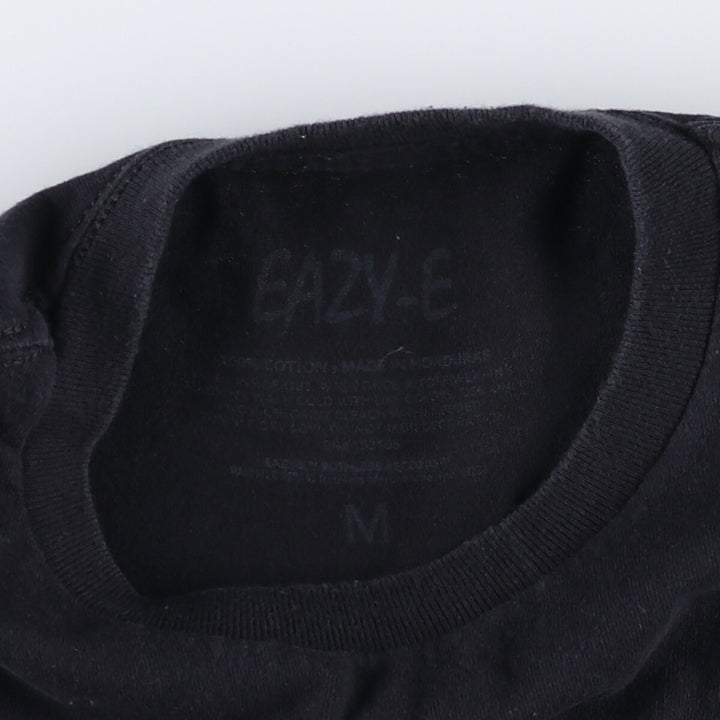 EAZY-E Easy E Rap T-shirt Rap T Men's M size cotton black type Vintage Second Hand