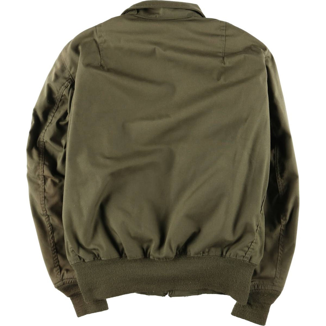 1970'S US military helicopter crew jacket, military flight jacket, made in USA, MEDIUM-REGULAR, men's size M, vintage Nylon Khaki type Vintage Second Hand