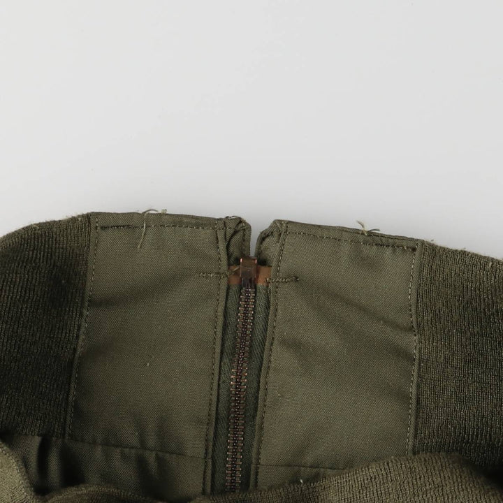 1970'S US military helicopter crew jacket, military flight jacket, made in USA, MEDIUM-REGULAR, men's size M, vintage Nylon Khaki type Vintage Second Hand