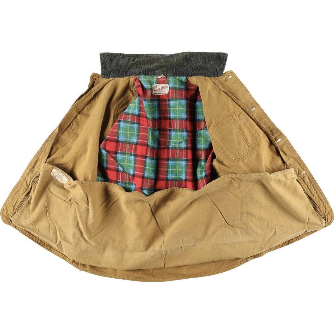 60s~ TRAILBLAZER Hunting Jacket, Men's M Size, Vintage unclear Beige type Vintage Second Hand