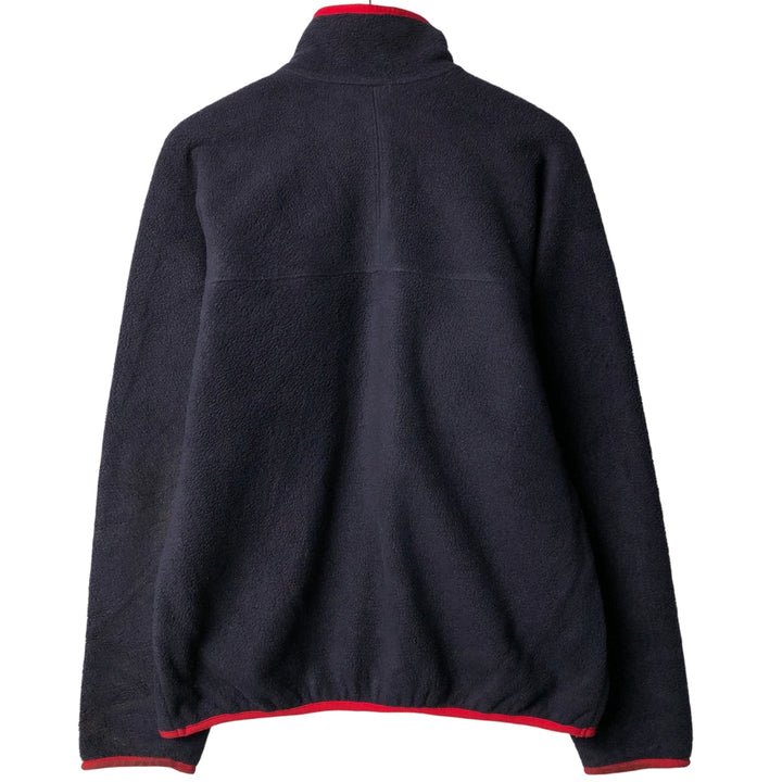 2000'S Patagonia Synchilla Cardigan 25501F9 Fleece Jacket, Made in USA, Men's Size L polyester navy blue type Vintage Second Hand