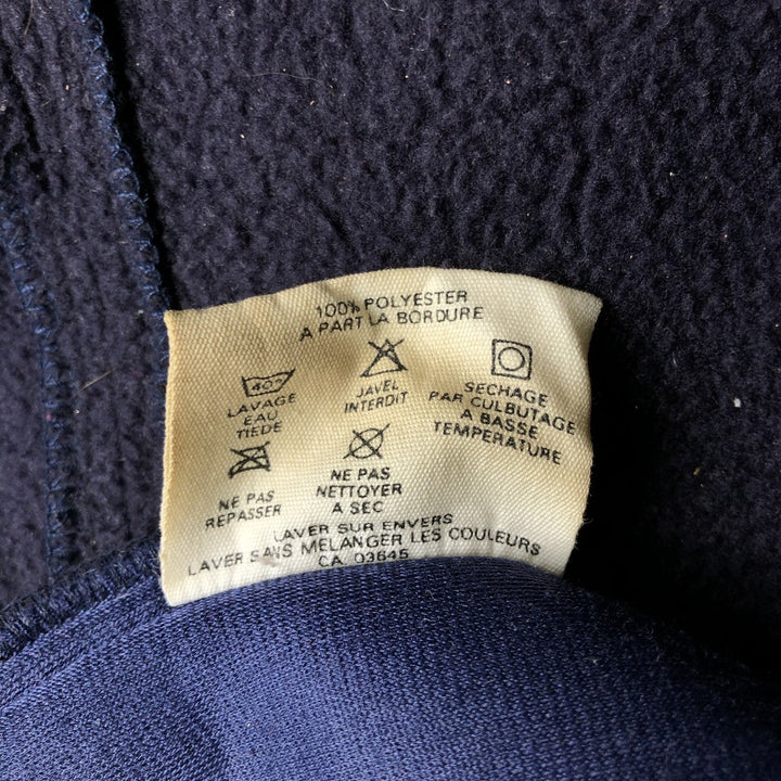 2000'S Patagonia Synchilla Cardigan 25501F9 Fleece Jacket, Made in USA, Men's Size L polyester navy blue type Vintage Second Hand