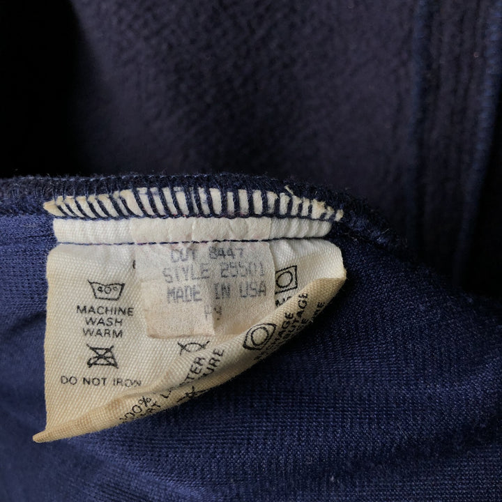 2000'S Patagonia Synchilla Cardigan 25501F9 Fleece Jacket, Made in USA, Men's Size L polyester navy blue type Vintage Second Hand