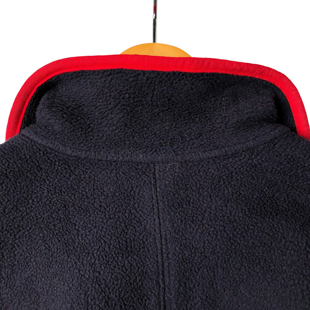 2000'S Patagonia Synchilla Cardigan 25501F9 Fleece Jacket, Made in USA, Men's Size L polyester navy blue type Vintage Second Hand