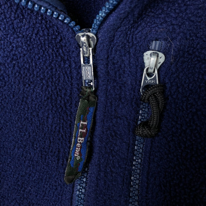 Vintage LL Bean fleece jacket from the 1980'S to 1990s, size XL, men's. unclear Navy blue Vintage Second Hand