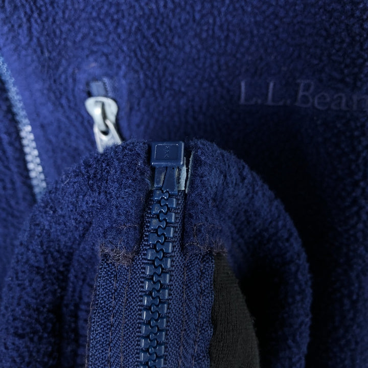 Vintage LL Bean fleece jacket from the 1980'S to 1990s, size XL, men's. unclear Navy blue Vintage Second Hand