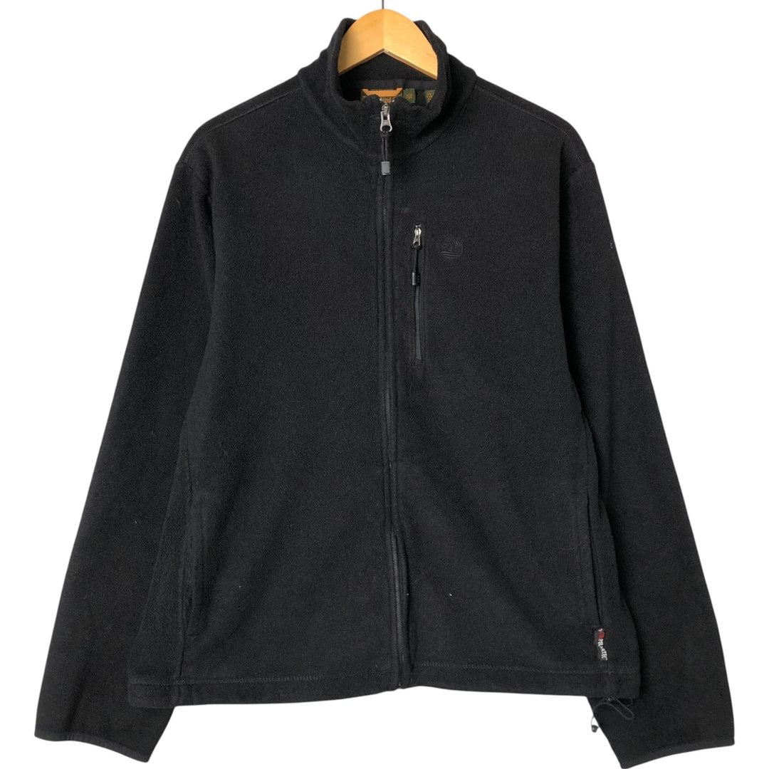 90s-00'S Timberland Fleece Jacket, Men's XL polyester black type Vintage Second Hand