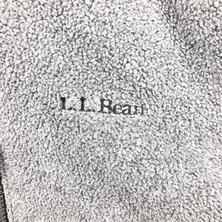 90'S LLBean Vintage Fleece Jacket, Made in USA, Men's Size Medium polyester gray type Vintage Second Hand