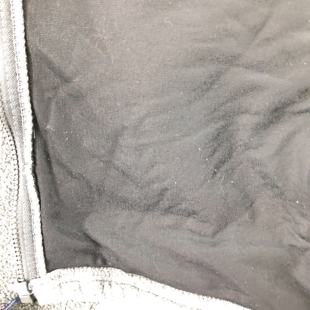 90'S LLBean Vintage Fleece Jacket, Made in USA, Men's Size Medium polyester gray type Vintage Second Hand