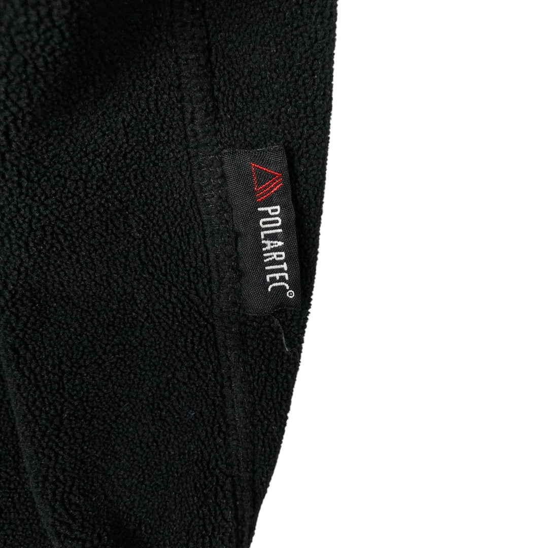 90'S Ralph Lauren POLO SPORT half-zip fleece pullover, men's size XL polyester black type Vintage Second Hand