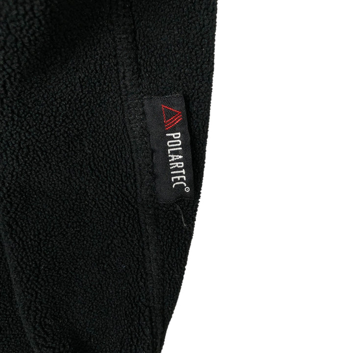 90'S Ralph Lauren POLO SPORT half-zip fleece pullover, men's size XL polyester black type Vintage Second Hand