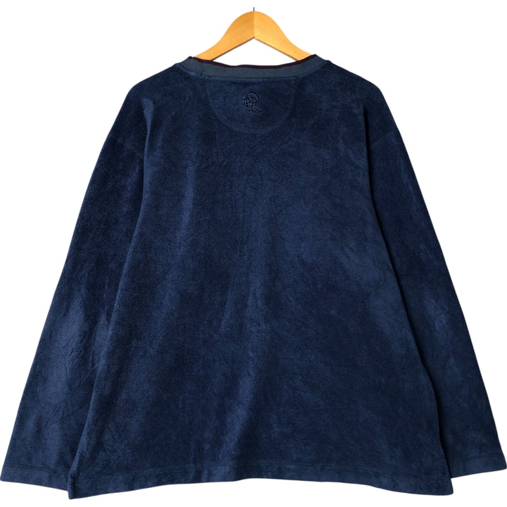 2000'S Patagonia Rhythm Plush Synchilla Sweatshirt (20845S6), fleece cut-and-sew, men's size L polyester blue type Vintage Second Hand