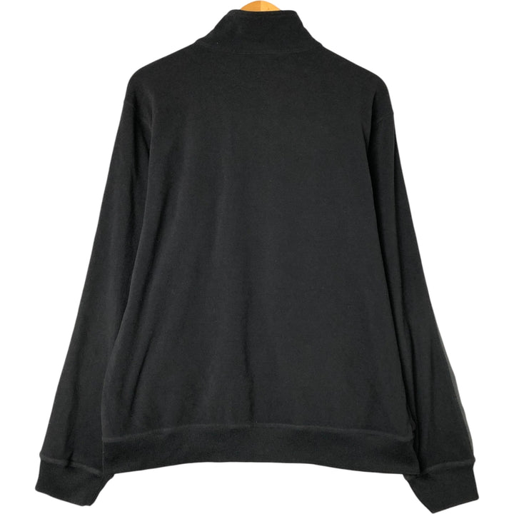 2000'S Nike fleece jacket, men's size XL polyester black type Vintage Second Hand