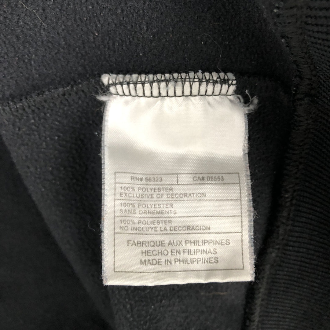 2000'S Nike fleece jacket, men's size XL polyester black type Vintage Second Hand
