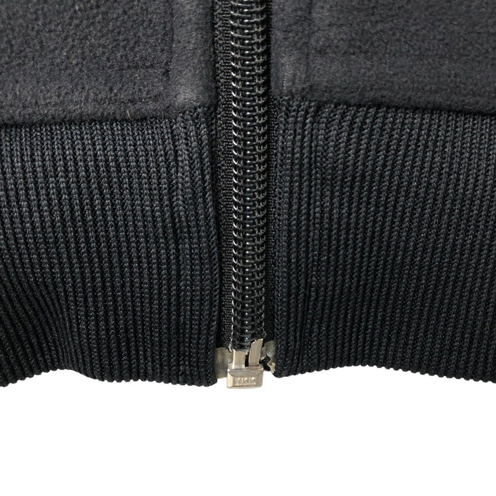 2000'S Nike fleece jacket, men's size XL polyester black type Vintage Second Hand