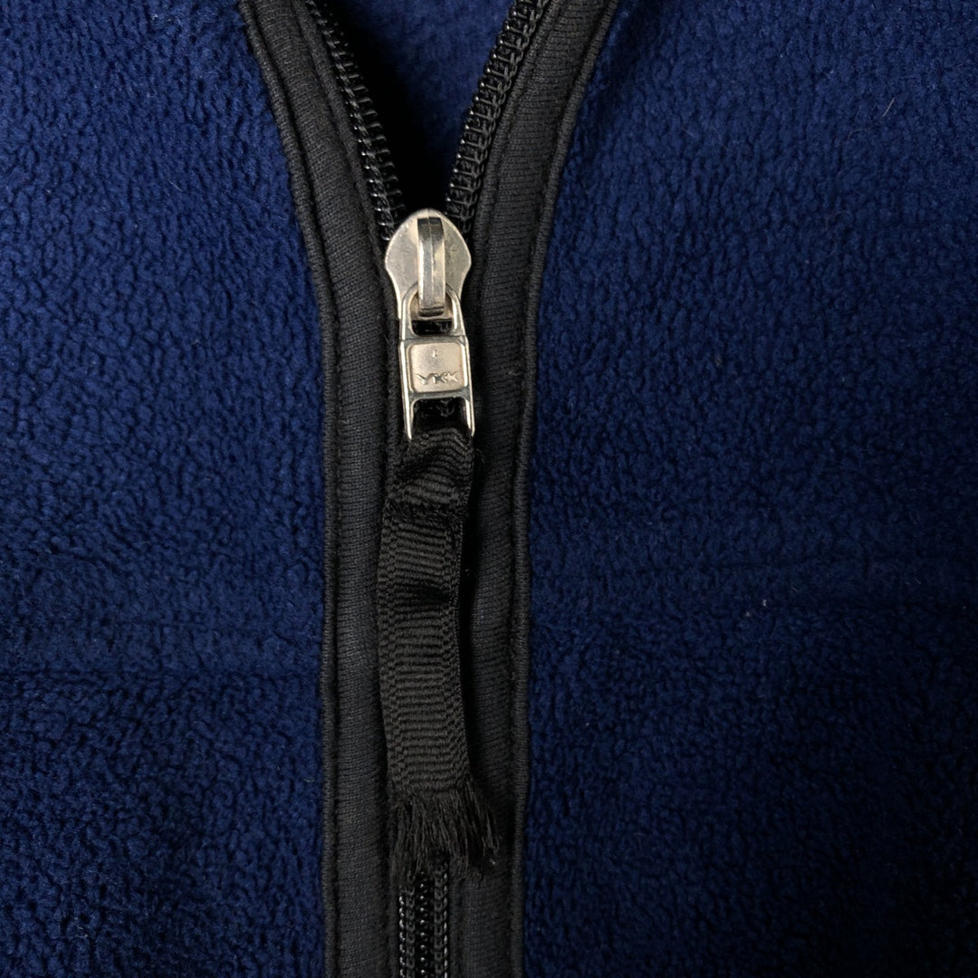 1990'S Vintage Levi's Fleece Jacket, Made in Canada, Men's Size L polyester Navy blue Vintage Second Hand