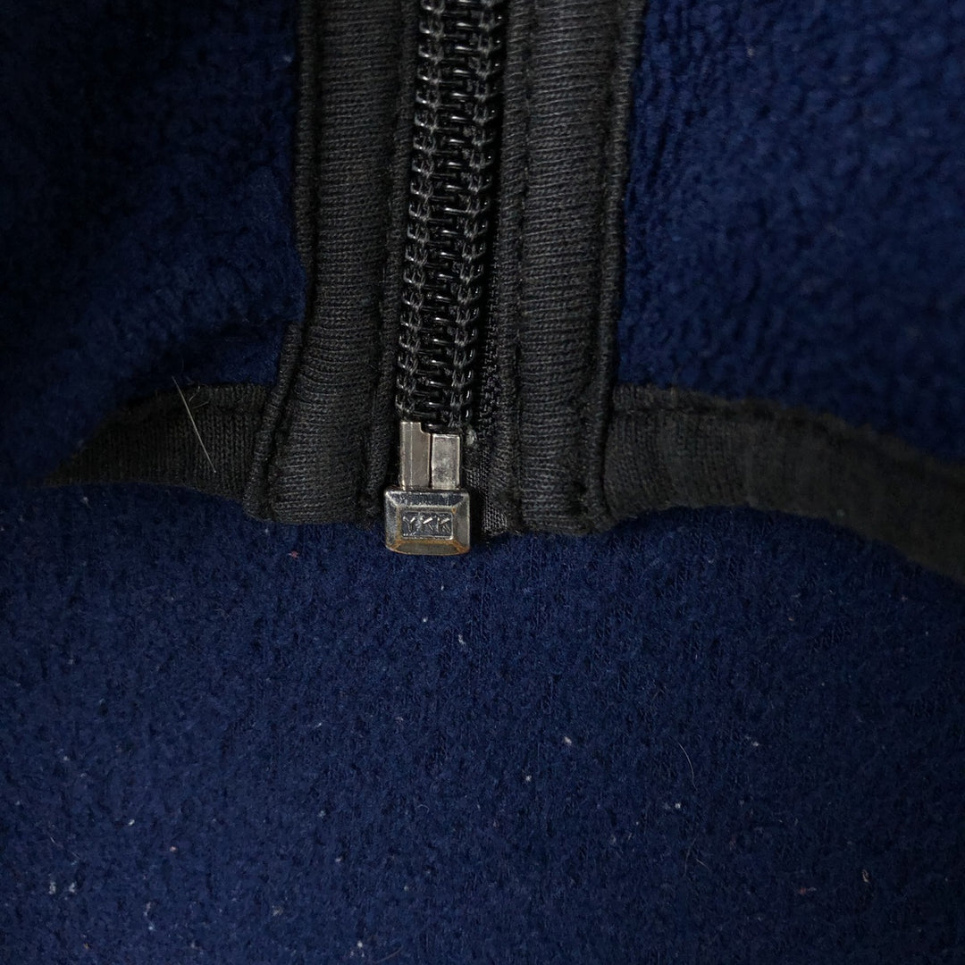 1990'S Vintage Levi's Fleece Jacket, Made in Canada, Men's Size L polyester Navy blue Vintage Second Hand