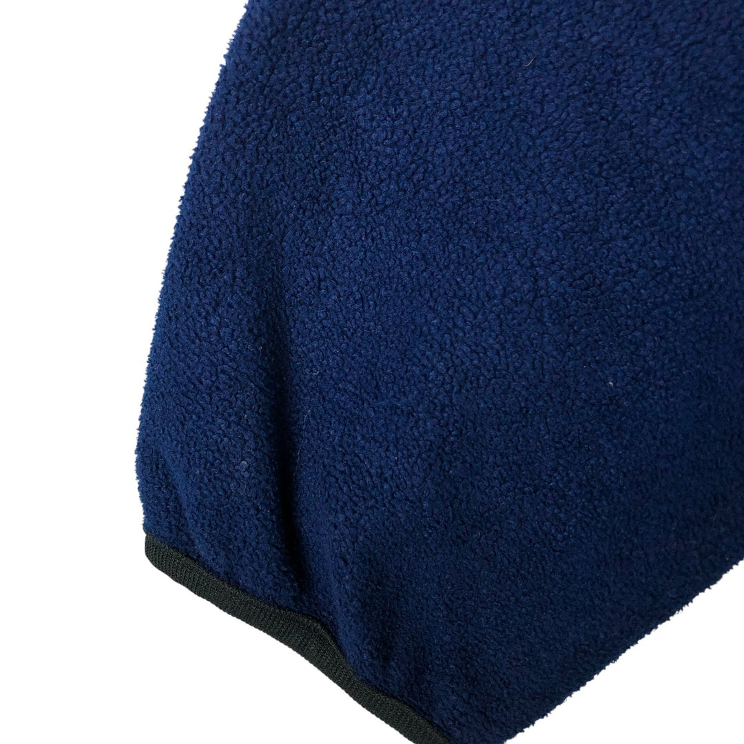 1990'S Vintage Levi's Fleece Jacket, Made in Canada, Men's Size L polyester Navy blue Vintage Second Hand