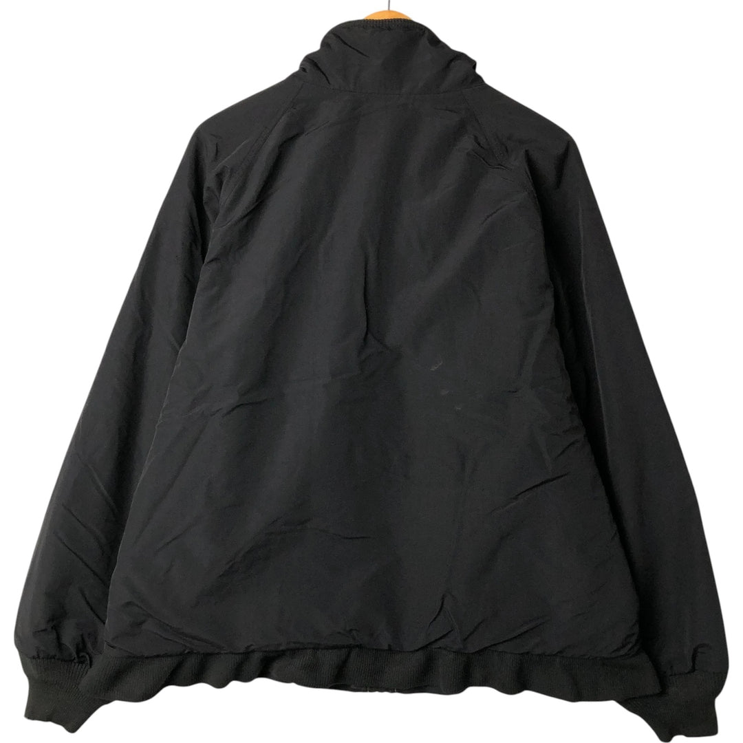 Vintage 90'S Lands' End padded puffer jacket, made in the USA, size L, men's Nylon black type Vintage Second Hand