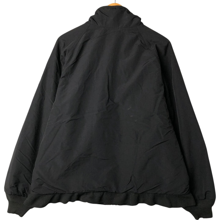 Vintage 90'S Lands' End padded puffer jacket, made in the USA, size L, men's Nylon black type Vintage Second Hand