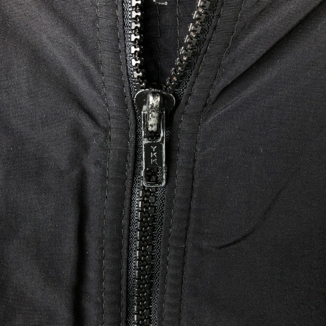 Vintage 90'S Lands' End padded puffer jacket, made in the USA, size L, men's Nylon black type Vintage Second Hand