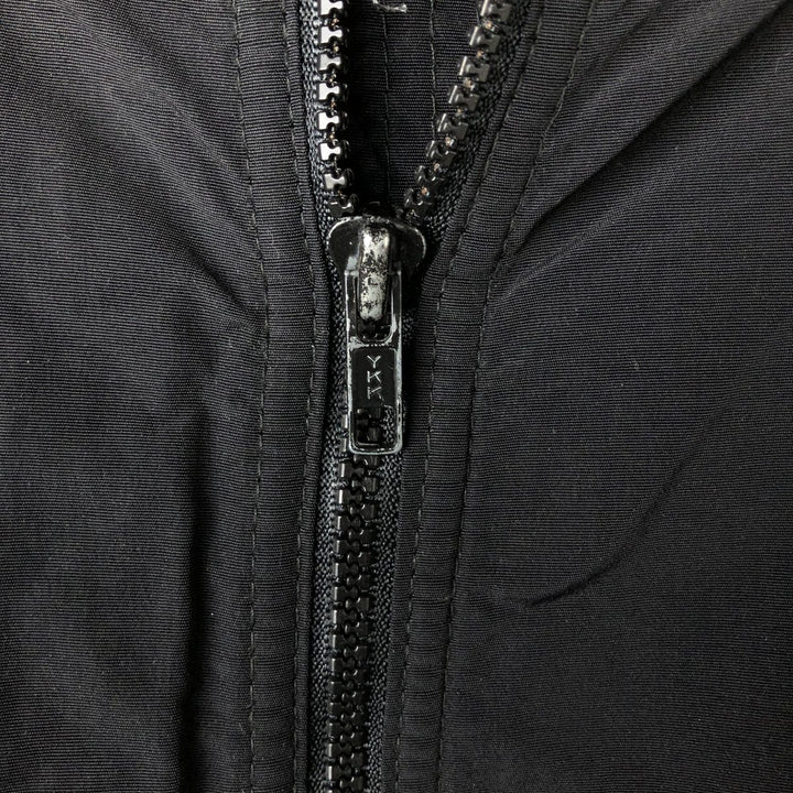 Vintage 90'S Lands' End padded puffer jacket, made in the USA, size L, men's Nylon black type Vintage Second Hand