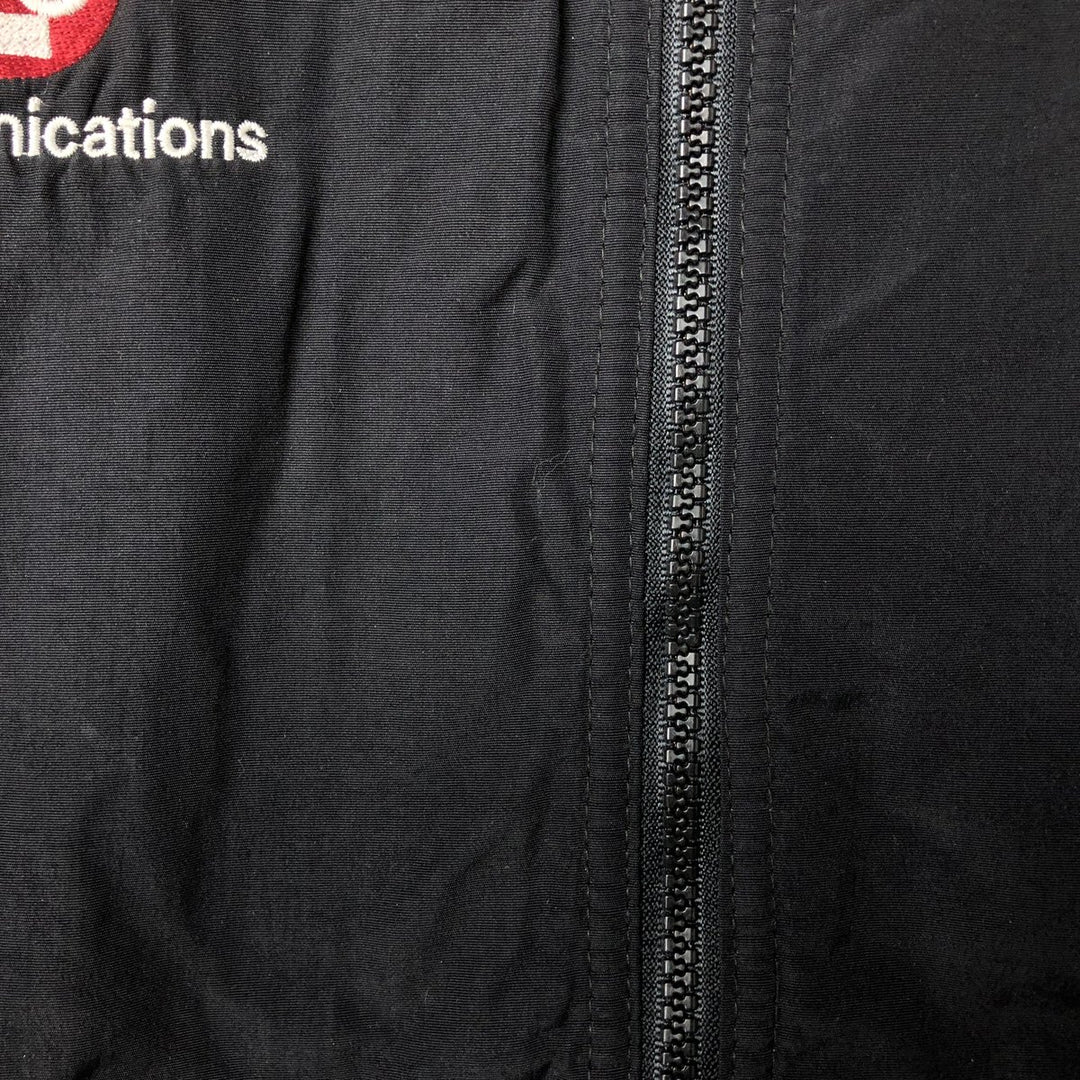 Vintage 90'S Lands' End padded puffer jacket, made in the USA, size L, men's Nylon black type Vintage Second Hand