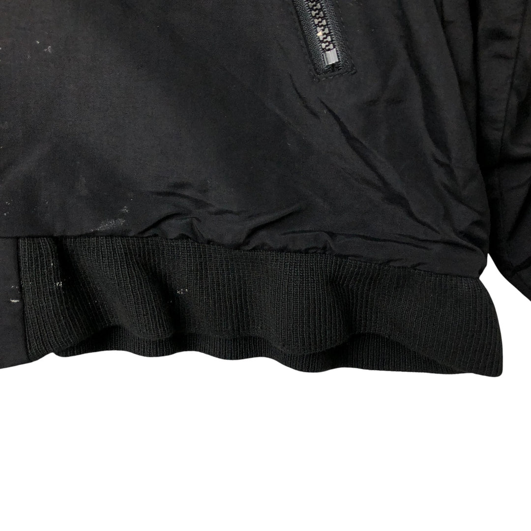 Vintage 90'S Lands' End padded puffer jacket, made in the USA, size L, men's Nylon black type Vintage Second Hand