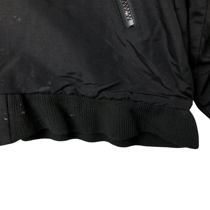 Vintage 90'S Lands' End padded puffer jacket, made in the USA, size L, men's Nylon black type Vintage Second Hand