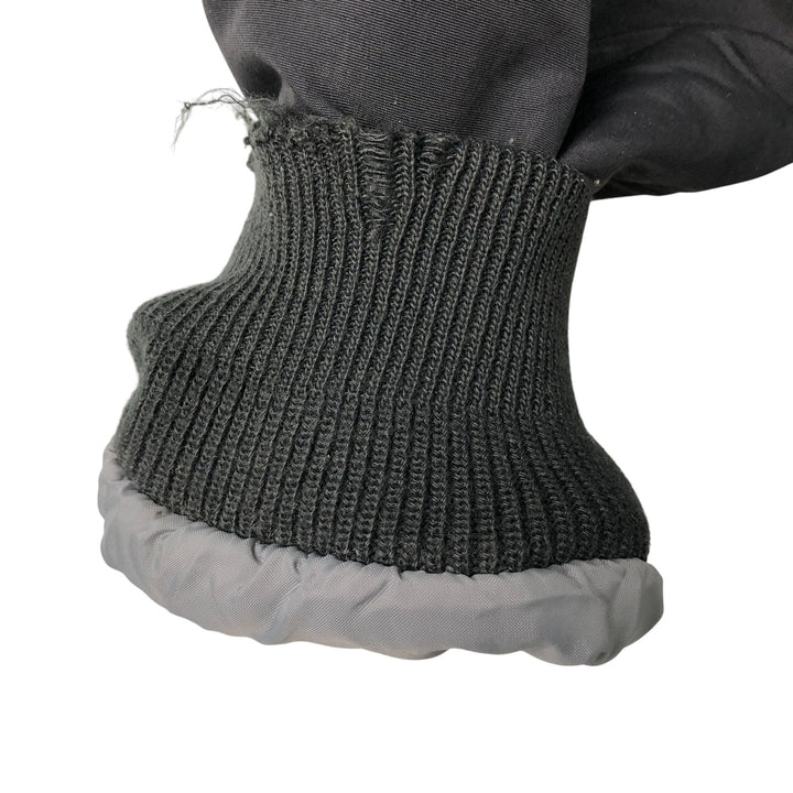 Vintage 90'S Lands' End padded puffer jacket, made in the USA, size L, men's Nylon black type Vintage Second Hand