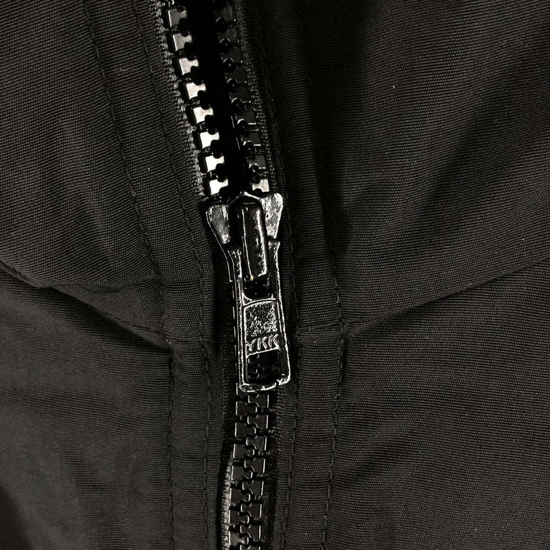 Vintage 80s-90'S Lands' End padded puffer jacket, men's size small Nylon black type Vintage Second Hand