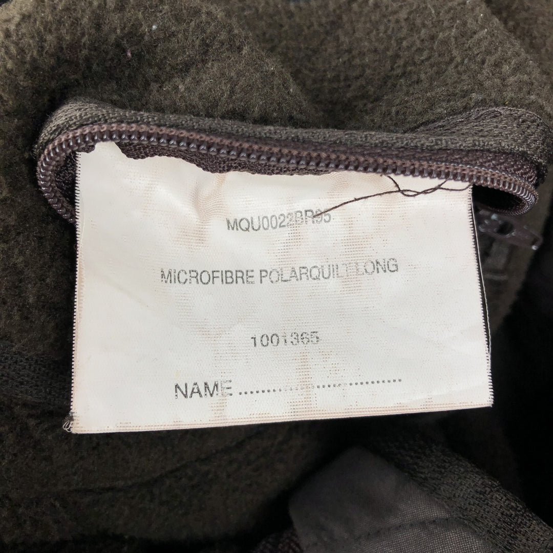 2000s~ Barbour Microfiber Polarquilt Long 3-Warrant Quilted Jacket, Men's Size L polyester brown type Vintage Second Hand
