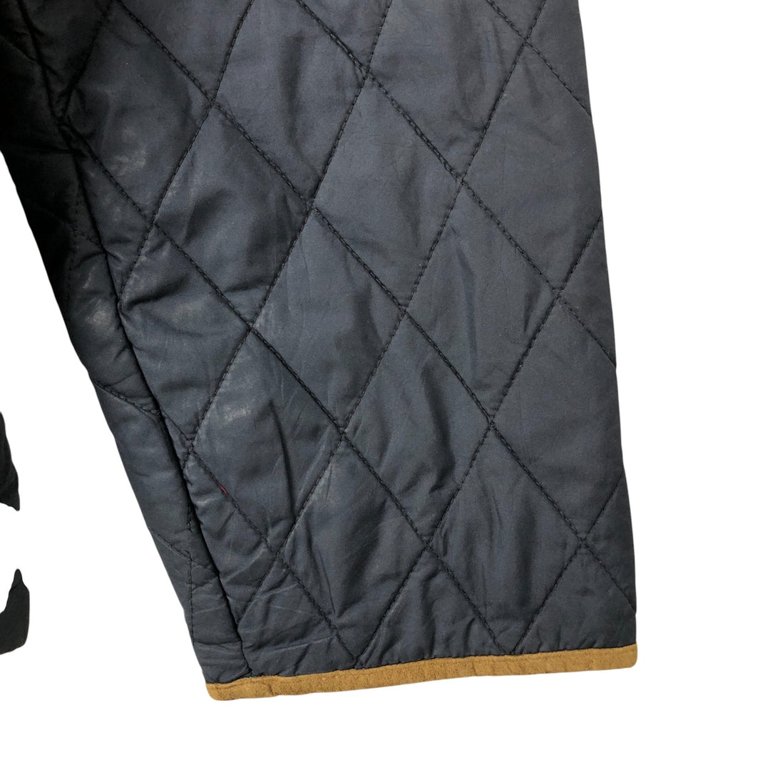 Brooks Brothers Quilted Puffer Jacket, Men's Size L polyester navy blue type Vintage Second Hand