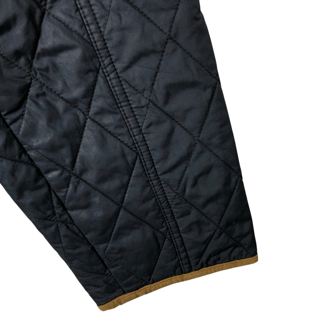 Brooks Brothers Quilted Puffer Jacket, Men's Size L polyester navy blue type Vintage Second Hand