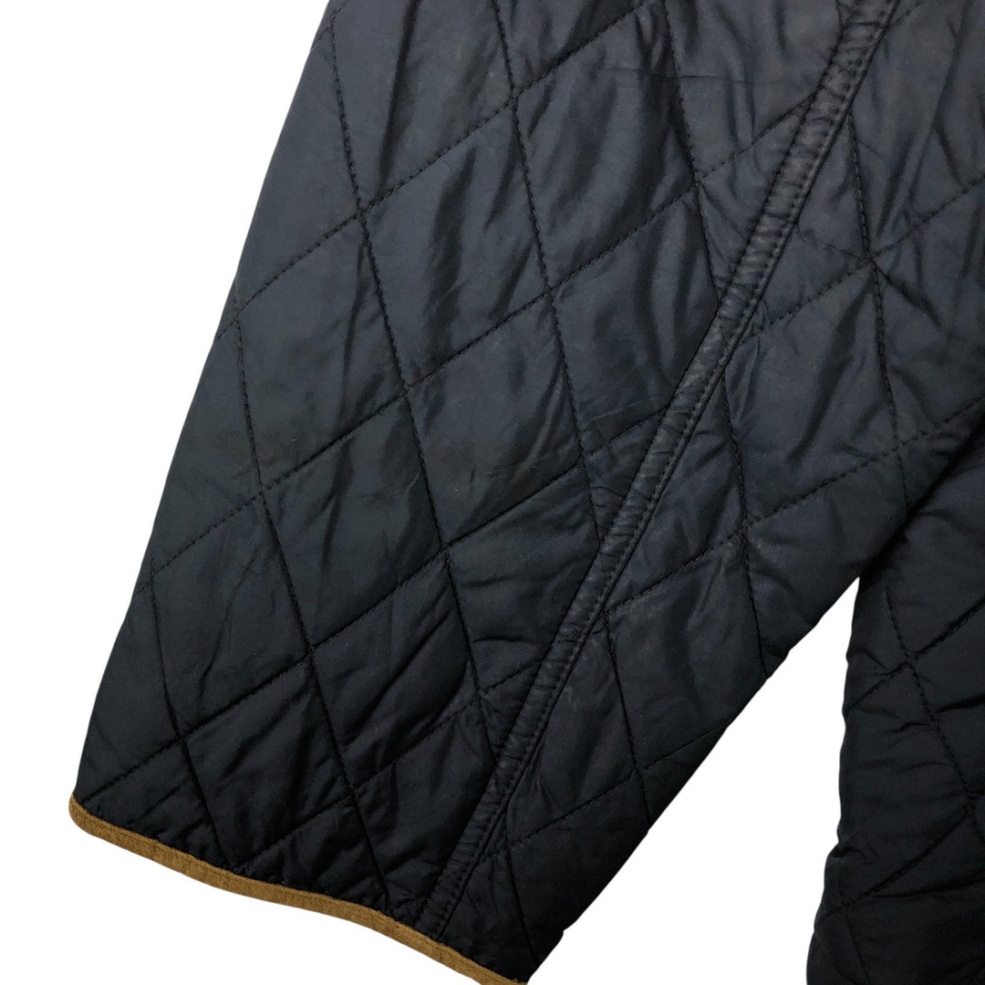 Brooks Brothers Quilted Puffer Jacket, Men's Size L polyester navy blue type Vintage Second Hand