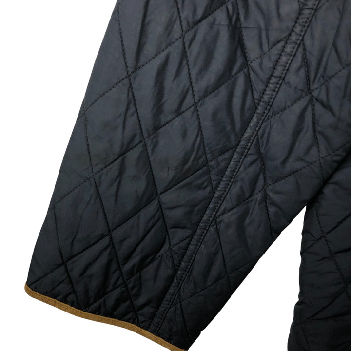 Brooks Brothers Quilted Puffer Jacket, Men's Size L polyester navy blue type Vintage Second Hand