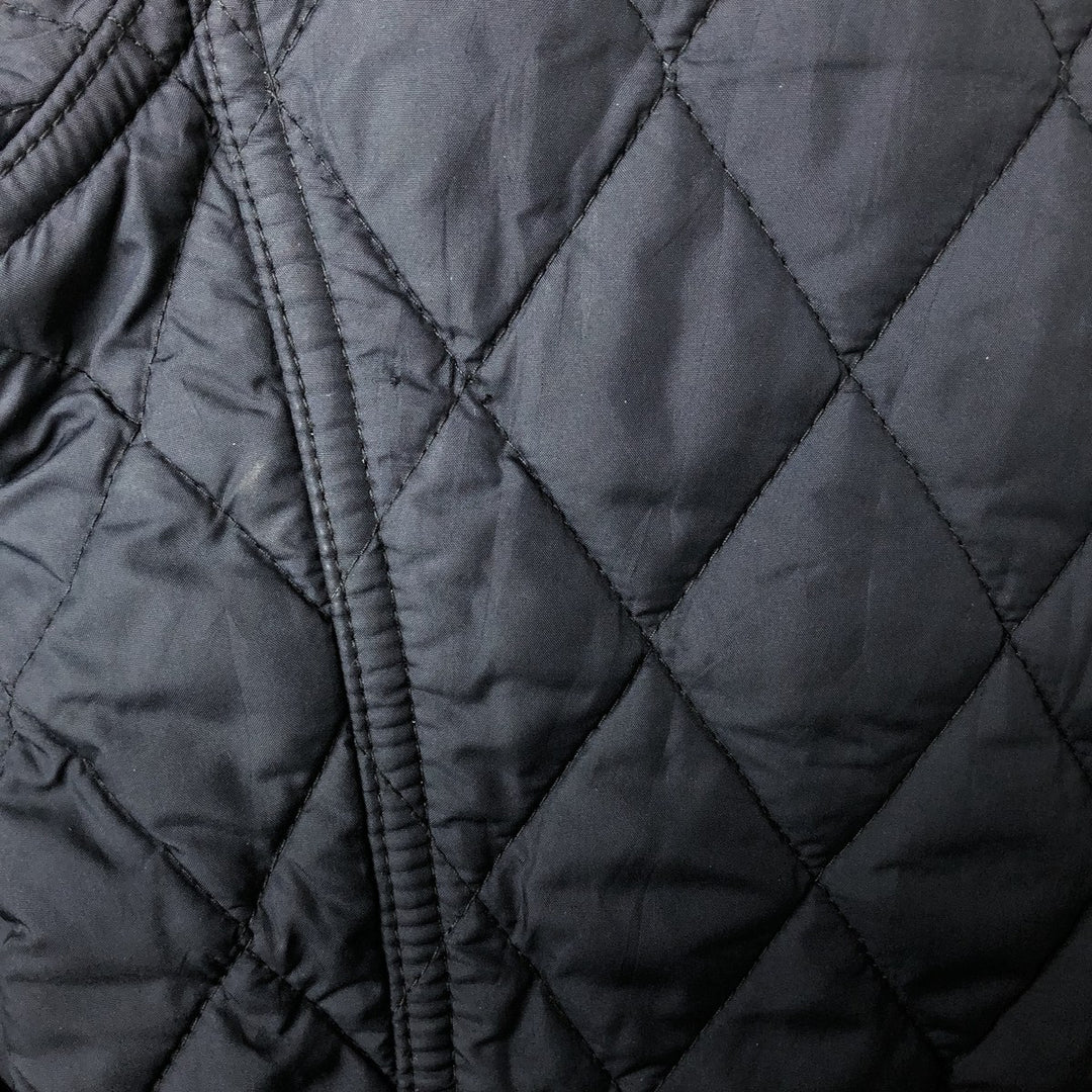 Brooks Brothers Quilted Puffer Jacket, Men's Size L polyester navy blue type Vintage Second Hand