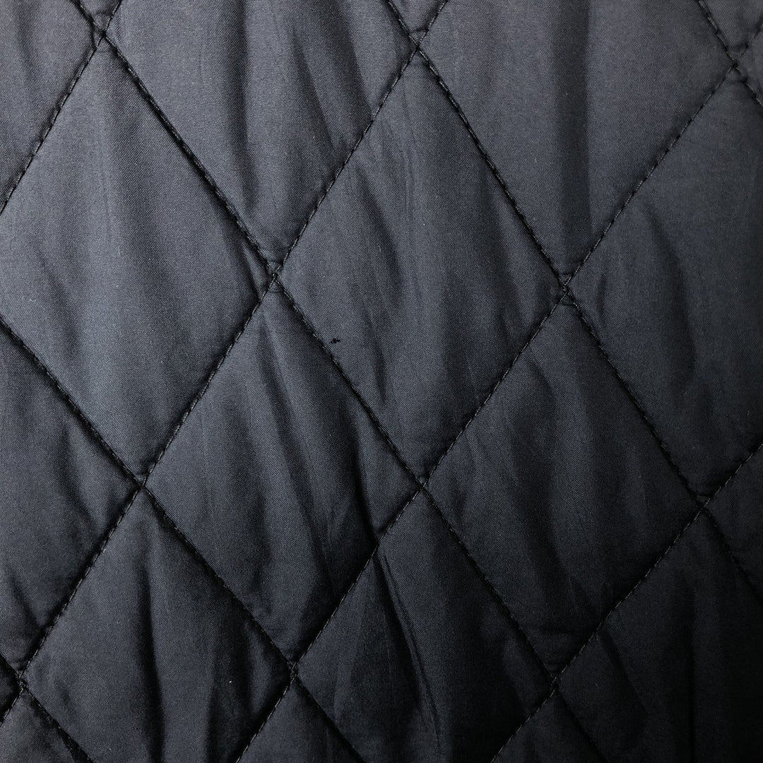 Brooks Brothers Quilted Puffer Jacket, Men's Size L polyester navy blue type Vintage Second Hand