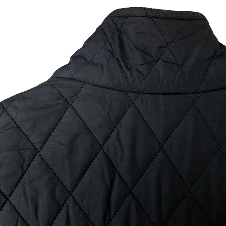 Brooks Brothers Quilted Puffer Jacket, Men's Size L polyester navy blue type Vintage Second Hand