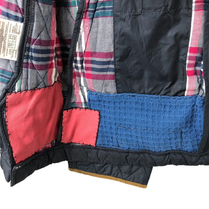 Brooks Brothers Quilted Puffer Jacket, Men's Size L polyester navy blue type Vintage Second Hand