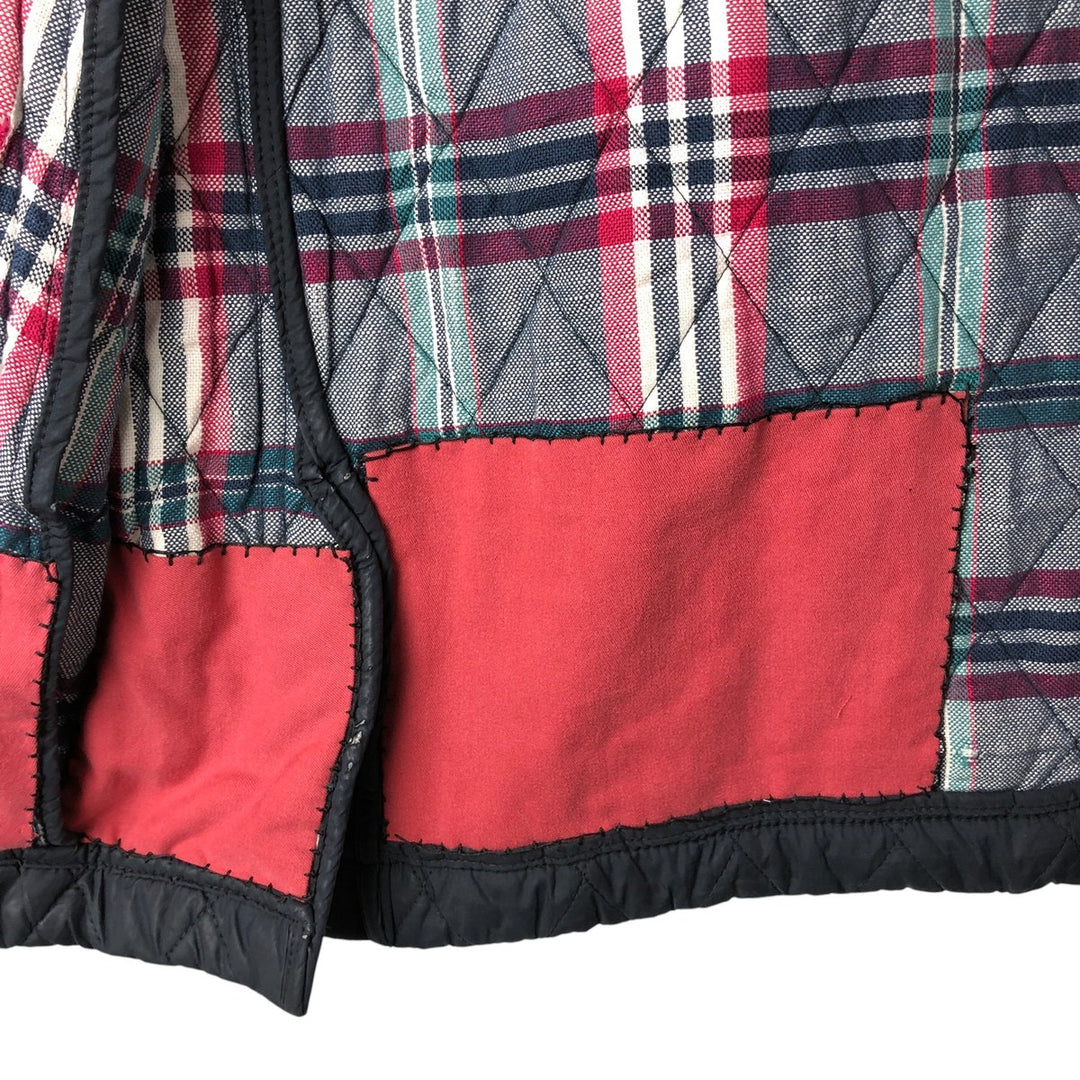 Brooks Brothers Quilted Puffer Jacket, Men's Size L polyester navy blue type Vintage Second Hand