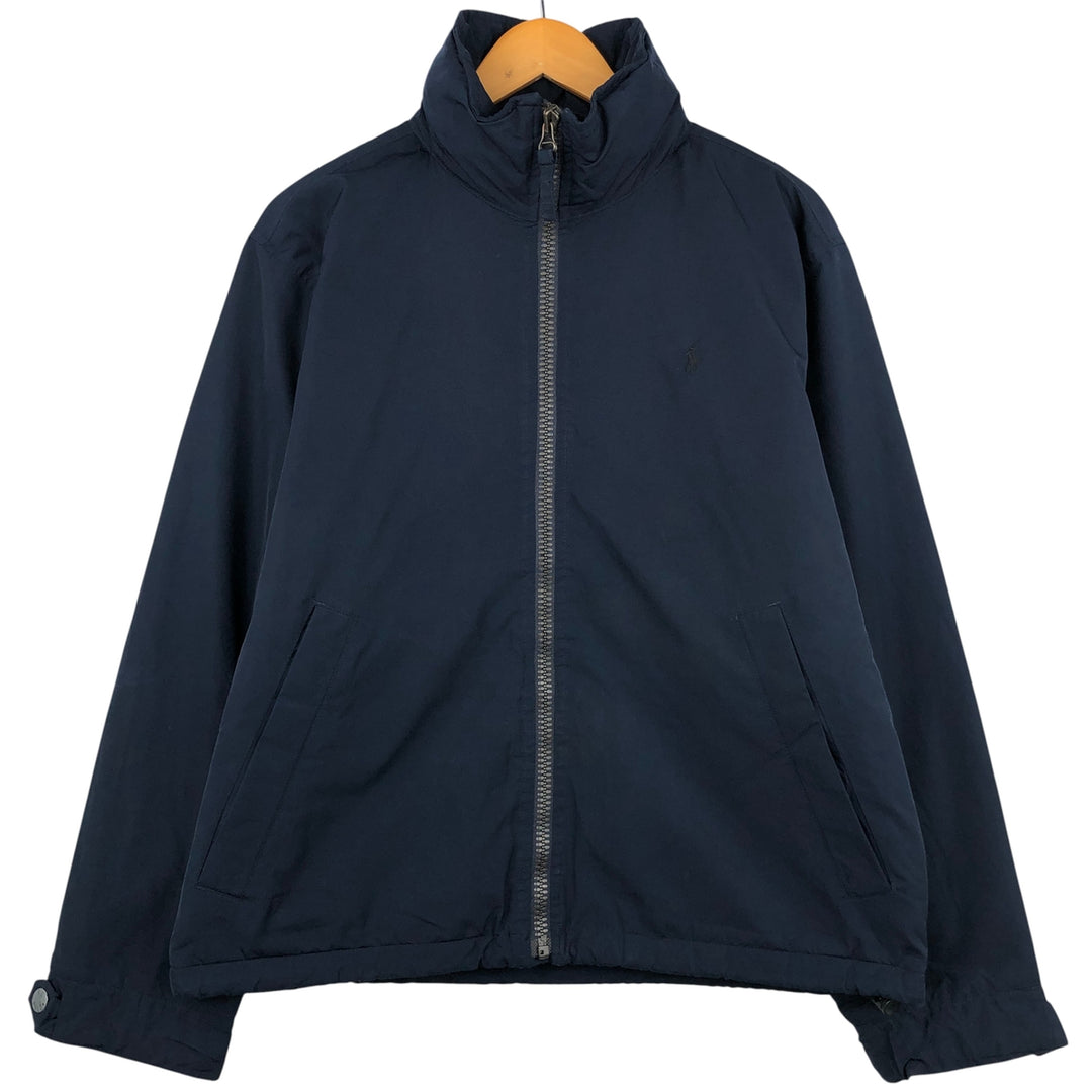 Ralph Lauren POLO by Ralph Lauren padded puffer jacket, men's size M polyester navy blue type Vintage Second Hand