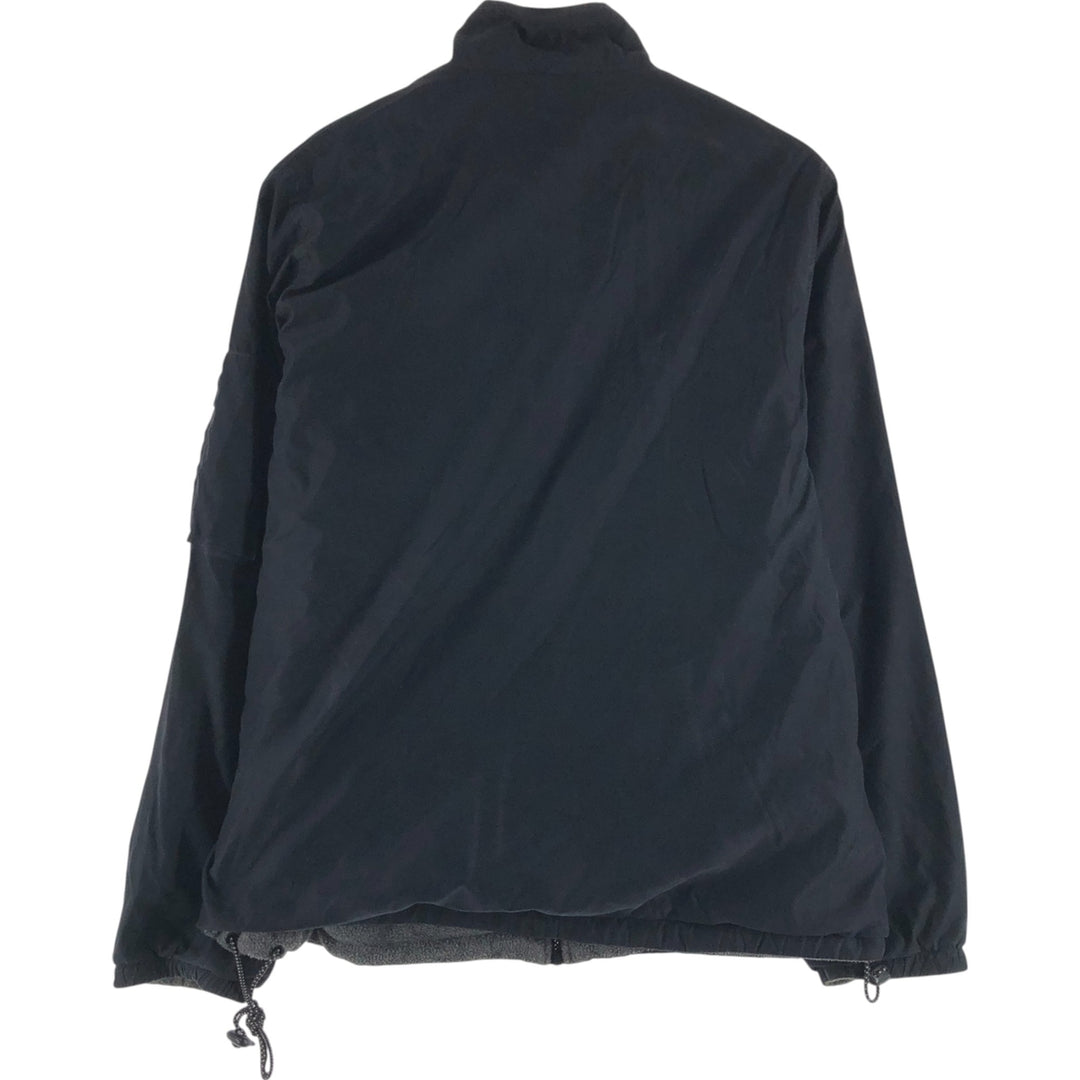 Ralph Lauren CHAPS Chaps with back logo, reversible fleece and windbreaker, men's size M polyester black type Vintage Second Hand